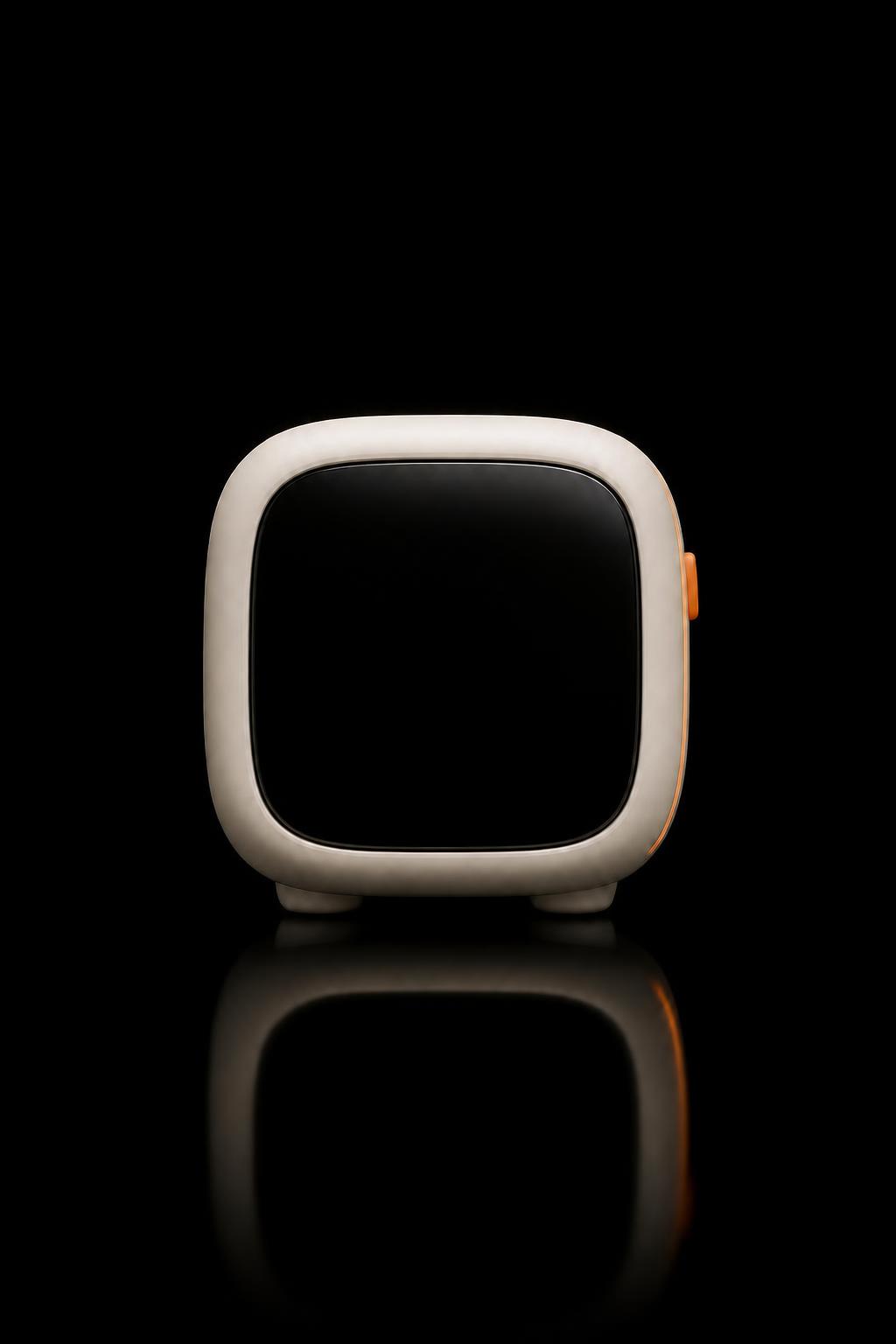 the robot, front view